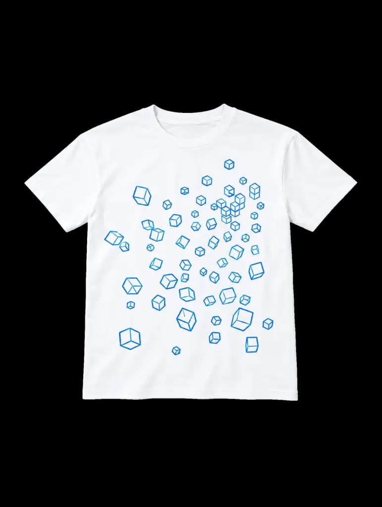Cubes Fountain Tee